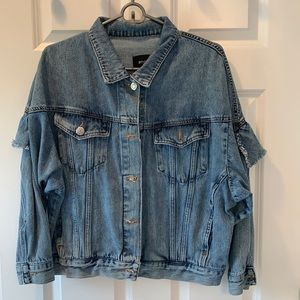BDG Ruffle Denim Jacket